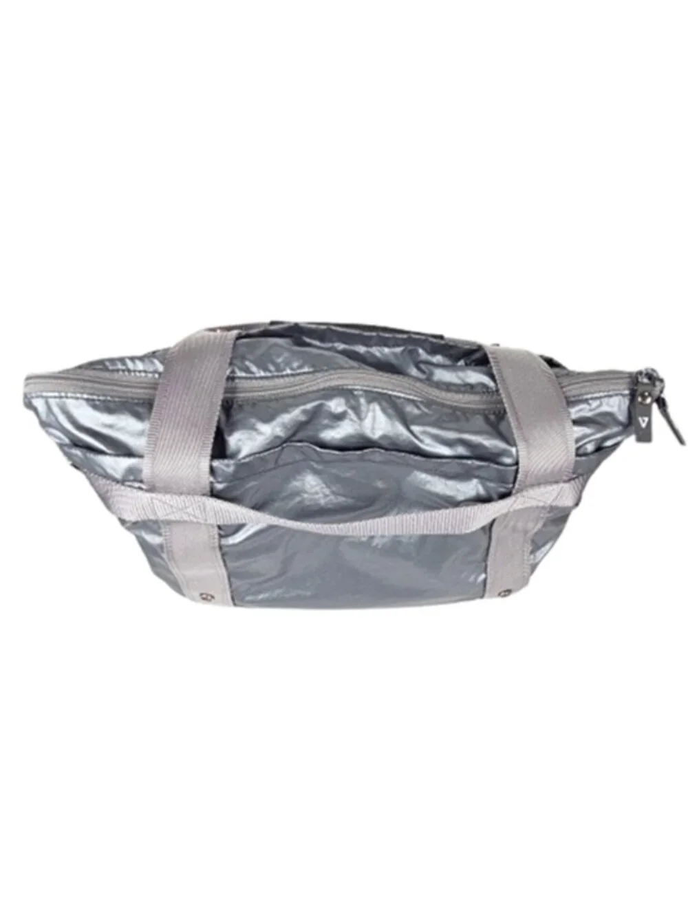 ANDI New York Metallic Nylon Adjustable Convertible Strap Travel Gym Tote Bag